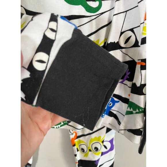 Hyde Eek Pajama Set Women M White Halloween Glow Spooky Goblins Costume Parade - Picture 5 of 11